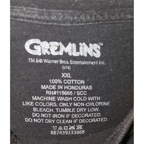 Gremlins Gizmo Short Sleeve T Shirt Men's 2XL - Picture 4 of 4